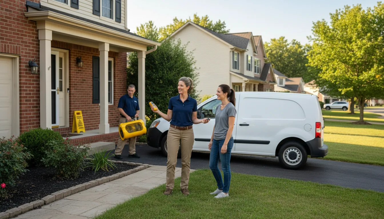 Residential water damage restoration in Chula, GA